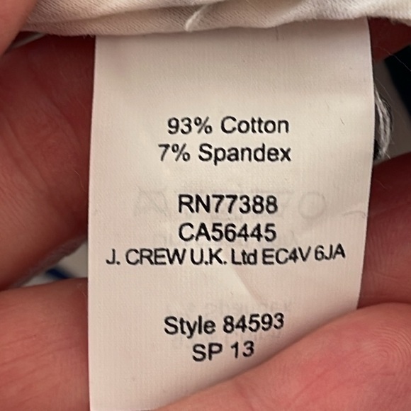 J. CREW NAUTICAL NAVY BLUE/WHITE BLAZER JACKET SIZE XXS - Picture 10 of 11